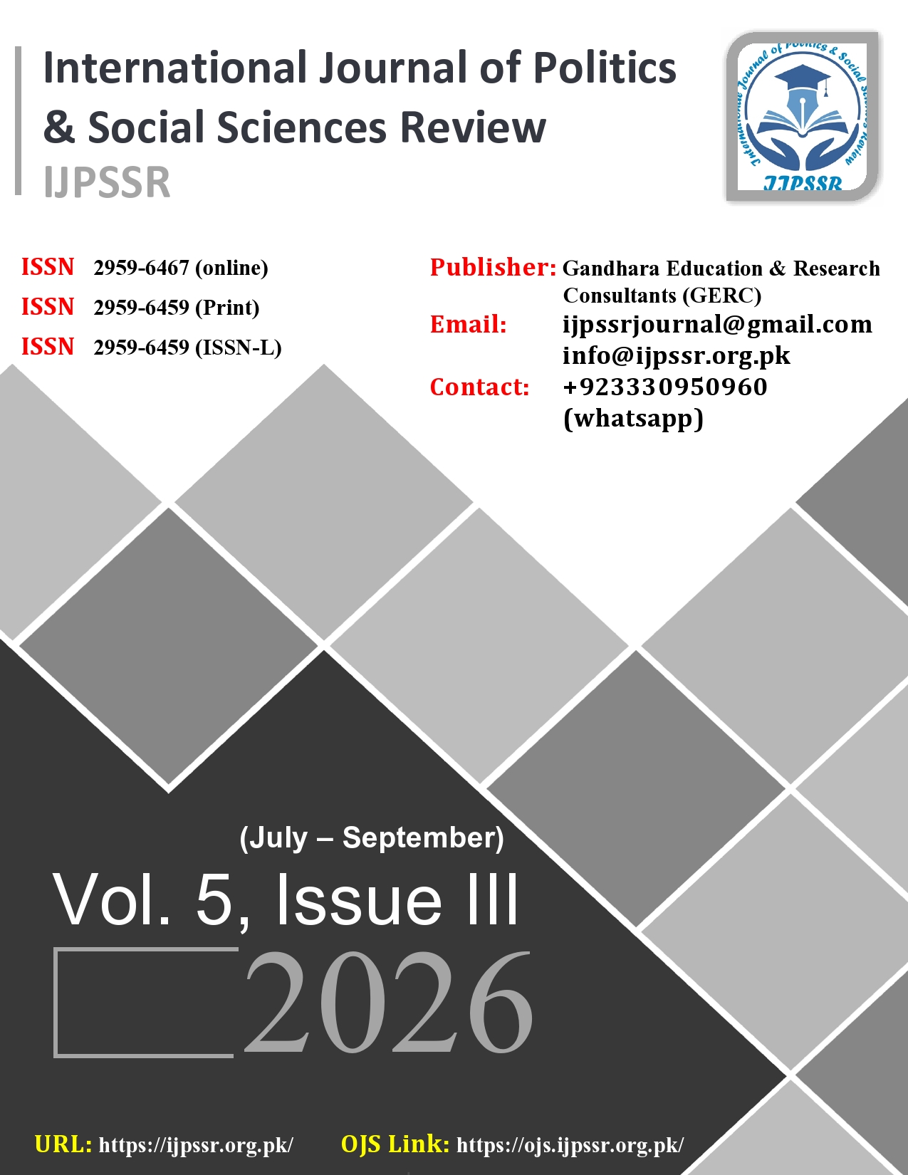 					View Vol. 5 No. III (2026): July - September 2026 (Summer)
				